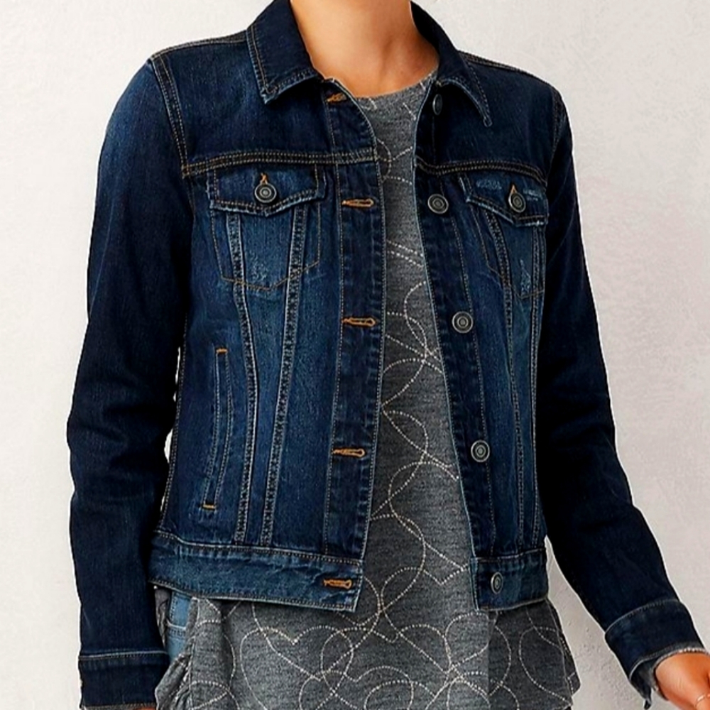Lauren Conrad XL Jean Jacket